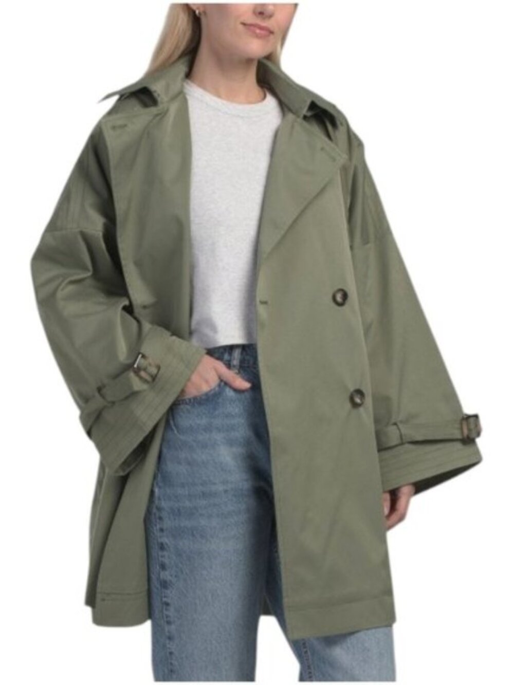 BERNARDO Oversized Hooded Trench Coat ♥️ - Picture 1 of 3